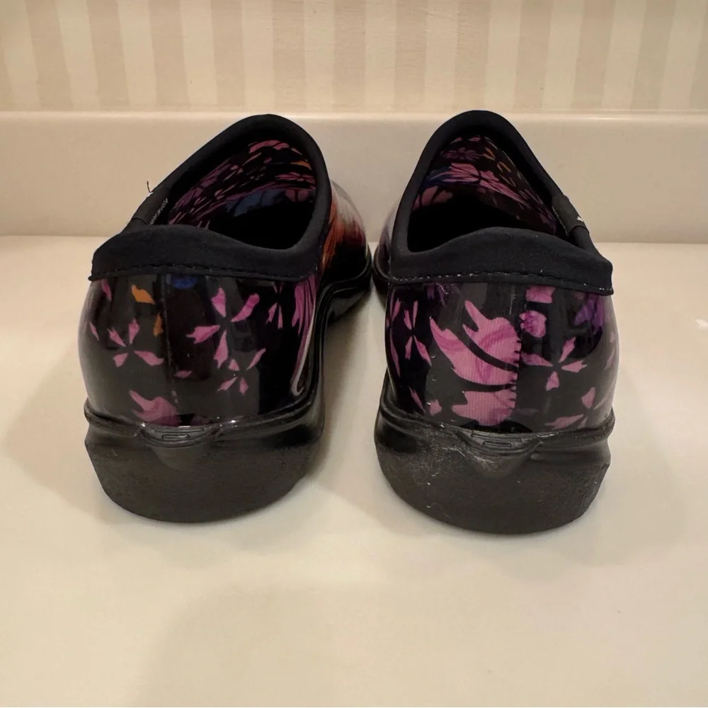 Sloggers Waterproof Floral Flower Power Comfort Rain And Garden Shoes